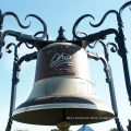 Custom western outdoor large bronze brass metal church bell